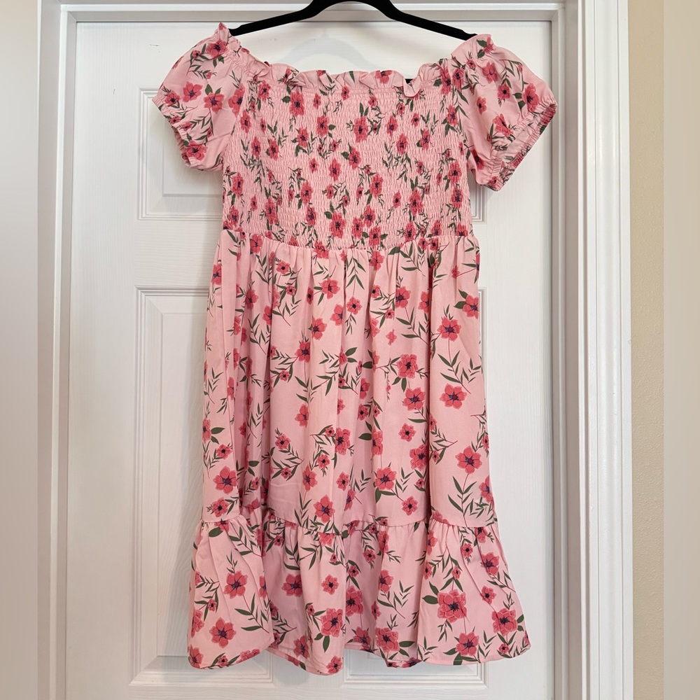 Pink Floral Dress